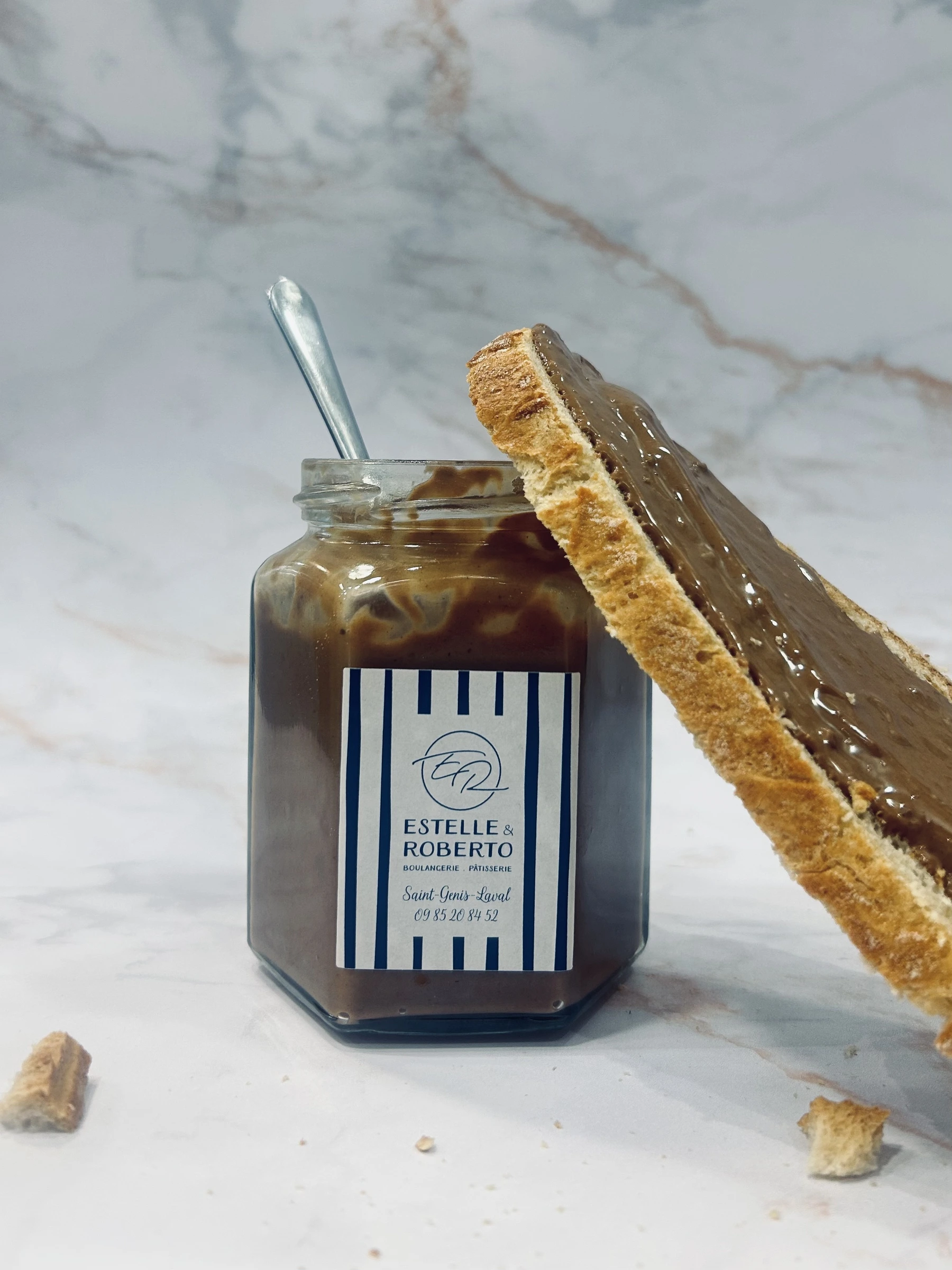 Pâte à tartiner amande-noisette