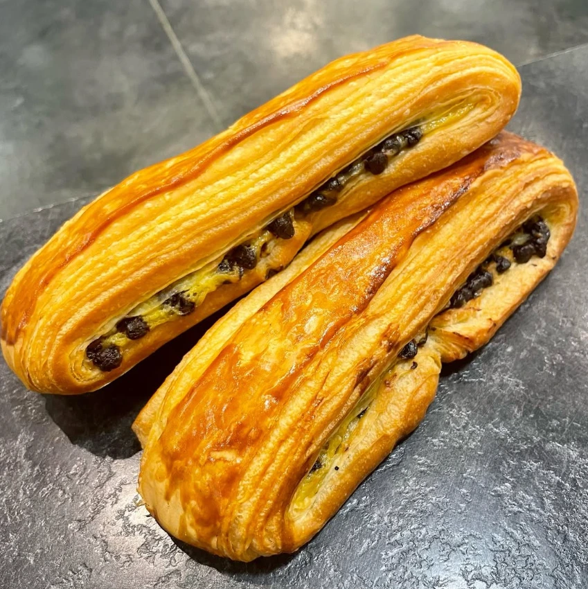 Feuilletés aux pépites de chocolat
